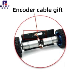 JGA25-370 Dc Vertraging Motor Met Encoder Snelheid Meten Code Disc Sterke Moment 6V 12V 24V