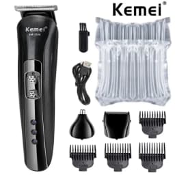 Kemei KM-1506 3 in 1 Electric Shaver USB Charging Hair Trimmer Electric Rechargeable Nose Professional Shaving Machine