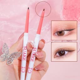 1pcs Beauty Eyeliner Pencil Eyeliner Gel Pen Waterproof Long Lasting Silkworm Pen Black Brown Eyeliner for Beginners Eye Makeup