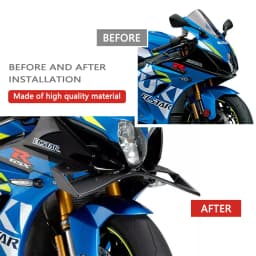 New Motorcycle Front Fairing Winglet Aerodynamic Wing Spoiler Winglet Fairing For GSX-R1000 2017-2025 GSX R1000R 2017-2021