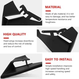 New Motorcycle Front Fairing Winglet Aerodynamic Wing Spoiler Winglet Fairing For GSX-R1000 2017-2025 GSX R1000R 2017-2021
