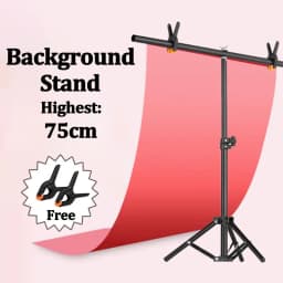 T-shaped Photography Backdrops Stand Photo Studio T Shape Support Light Stands Mini Holder Tripod For PVC Background Cloth Paper