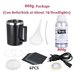 Car Headlight Chemical Polishing Kit Headlights Liquid Polymer Repair Fluid Scratch Remover Car Headlight Polish Restoration Kit