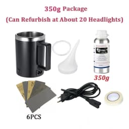 Car Headlight Chemical Polishing Kit Headlights Liquid Polymer Repair Fluid Scratch Remover Car Headlight Polish Restoration Kit