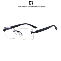 2026 Wooden Rimless Sunglasses Women Trendy Retro UV400 Protection Square Sunglass Men Brand Design Fashion Glasses Dropshipping