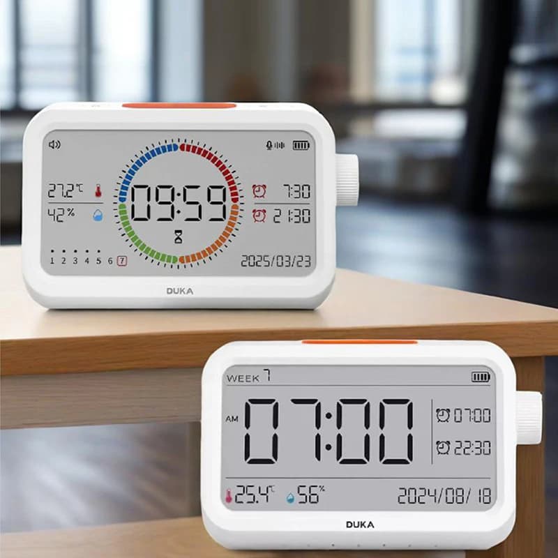 DUKA MT3 Multi-functional Clock Alarm Clock Temperature and Humidity Meter Indoor Learning Timer Home Digital Sensor Tool