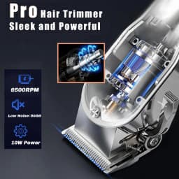 Professional Dog Hair Clippers Full Metal Rechargeable Pet Trimmer Cat Shaver Cutting Machine Puppy Grooming Haircut Low Noice