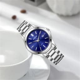 Montre Homme XINEW Brand Students Watches Men Boys Fashion Stainless Steel Band Date Quartz Watch Relogio Masculino Reloj Hombre