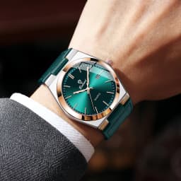 BINBOND Luxury Quartz Wristwatches Luminous Waterproof Auto Date Men's Watch Business Sport Fashion Casual Reloj Leather Clock