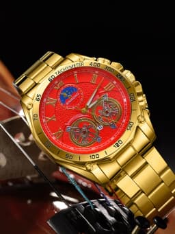 BINBOND Luxury Men Quartz Watches Fashion Concept Decorative Dial Casual Military Sports Wristwatch Waterproof Men's Clock