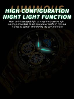 BINBOND Luxury Men Quartz Watches Fashion Concept Decorative Dial Casual Military Sports Wristwatch Waterproof Men's Clock