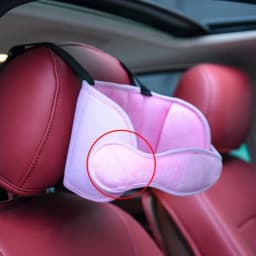 Baby Head Support Belt for Car Seat Headrest Neck Protection Soft Cotton Adjustable Child Safety Seat Accessories