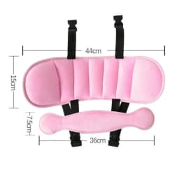 Baby Head Support Belt for Car Seat Headrest Neck Protection Soft Cotton Adjustable Child Safety Seat Accessories