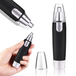 Nose Ear Eyebrow Trimmer Painless Facial Hair Shaver Grooming Kit for Men Women Cordless Battery Powered 