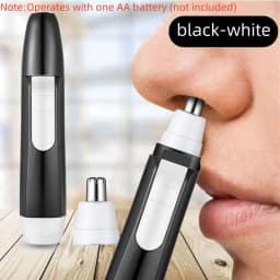 Nose Ear Eyebrow Trimmer Painless Facial Hair Shaver Grooming Kit for Men Women Cordless Battery Powered 