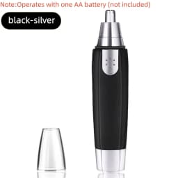 Nose Ear Eyebrow Trimmer Painless Facial Hair Shaver Grooming Kit for Men Women Cordless Battery Powered 