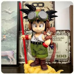 In Stock Dragon Ball Son Goku Light Lamp Model Kakarotto Kamehameha Wave Magnetic Ornament Anime Action Figure Collectible Gift