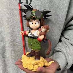 In Stock Dragon Ball Son Goku Light Lamp Model Kakarotto Kamehameha Wave Magnetic Ornament Anime Action Figure Collectible Gift