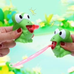 Pinch Frog Dinosaur Sticking Tongue Out Relieve Stress Toy Funny Children Creative Decompression Fidget Toy Christmas Party Gift