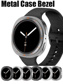 Metal Case for Samsung Galaxy watch 9 8 44mm 40mm Stainless Steel Protective Cover Rugged Bumper Shell Galaxy Watch 8 Protector