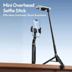 Ulanzi TT86 Mini Overhead Selfie Stick Tripod Magnetic&Clamp for Smartphone Selfie Stick for Outdoor Travel Photography