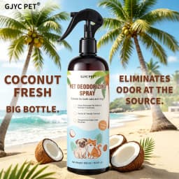 500ml Natural Pet Deodorizing Spray Coconut Scent Long Lasting Pet Safe Odor Eliminator Refreshing for Dogs Cats Daily Grooming
