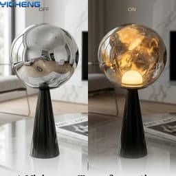 365mm High Modern Nordic Minimalist Touch Desk Lamp Rechargeable Night Light Portable Bedroom Bedside Table Atmosphere Light