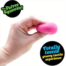 Needoh Mini 3 Pack Fuzz Ball Stress Teenie Squishy Sensory Toy The Groovy Glob Relief Fidget Non-Toxic Soft Balls for ADHD Gift