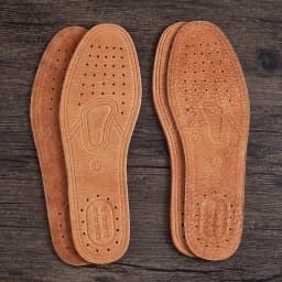 1 Pair Cowhide Insoles For Shoes Men Comfortable Deodorant Casual Leather Insole Feet Quality Genuine Leather Flats Shoe Sole