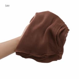 New Arrival Crinkle Rayon Hijab Women Muslim Scarf Shawls Solid Headscarf Wraps Big Size Plain Islamic Turban Headbands Foulard