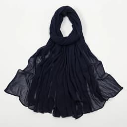 New Arrival Crinkle Rayon Hijab Women Muslim Scarf Shawls Solid Headscarf Wraps Big Size Plain Islamic Turban Headbands Foulard