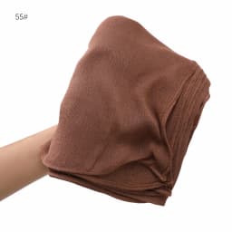 New Arrival Crinkle Rayon Hijab Women Muslim Scarf Shawls Solid Headscarf Wraps Big Size Plain Islamic Turban Headbands Foulard