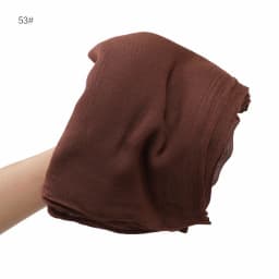 New Arrival Crinkle Rayon Hijab Women Muslim Scarf Shawls Solid Headscarf Wraps Big Size Plain Islamic Turban Headbands Foulard