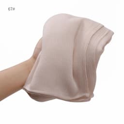 New Arrival Crinkle Rayon Hijab Women Muslim Scarf Shawls Solid Headscarf Wraps Big Size Plain Islamic Turban Headbands Foulard