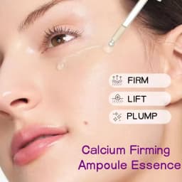 Calcium Skincare Set-Antioxidant Firming Serum Cream Fade Fine Lines Brighten Eye Patches Multi Balm Collagen Boosting Face Care