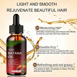 GSWP Batana Oil Hair Oil, Deep Moisturizing, Making It Soft and Shin, Deep Conditioning & Strengthening, Repairing Hair.60/120ml