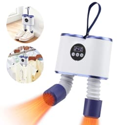 Portable Shoe Dryer with Fan Heater Intelligent Quick-Drying Ski Boot Dryer with Timer Boot Dryer for Work Boots Sneakers Socks