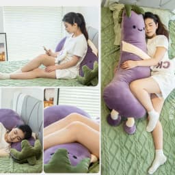 1Pc 90cm Lovely Eggplant Mango Carrot Plush Pillow Dolls Sleeping Pillow Cushion Appease Toys Accompany Gift