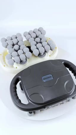 42 Heads Fascia Gun Wireless Vibration Body Massage Gun 9 Speed Red Light Deep Tissue Muscle Relax Massager for Gym Office Home