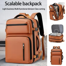 Commuter Laptop Backpack, Expandable, Waterproof Business Casual Backpack, 15.6 Inches, Large Capacity Travel Backpack