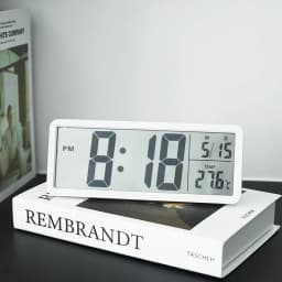 Creative LCD Multifunctional Wall Clock, Living Room Clock, , Large Screen, New Electronic Clock, (No Alarm Function)