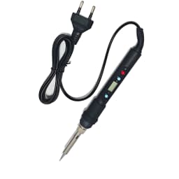 80W Soldering iron kit adjustable temperature LCD solder welding tools Ceramic heater soldering tips Tweezers soldering wire