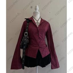 Y2k Long sleeve Top Fashion Casual Chic Streetwear High street Clothes Solid color Classic Minimalist Autumn women s clothing