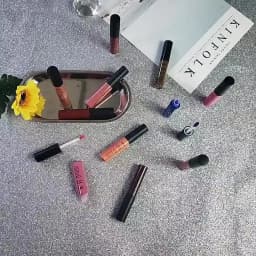 QIBEST Sexy Velvet Matte Lip Gloss Liquid Lipstick Lipgloss Beauty Red Nude Waterproof Long-lasting Lip Stain Makeup For Women