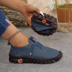 Sneakers Women Shoes Loafers Lace Up Leather Flat New Spring Casual Comfortable Mom Shoe Mujer Zapatos Chaussure Femme