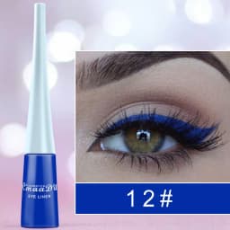 17 Colors Neon Liquid Eyeliner Pencil Waterproof Colorful Blue Green Yellow White Eye Liner Pen Women Makeup Eyes Cosmetics