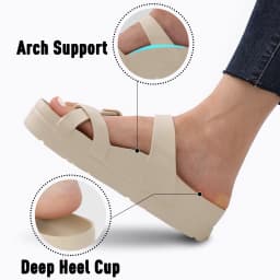 KIDMI New Fashion Women Sandals Comfortable Women's Slippers High Quality EVA Women Flip-flops Nonslip Soft Integrated Slippers