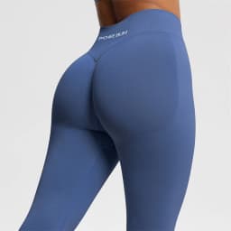2026 Bum Shaping Leggings Women Seamless Sports Yoga Pants Low Ribbed Band Gym Clothes Fitness Workout Scrunch Butt Tight