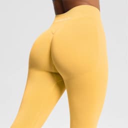 2026 Bum Shaping Leggings Women Seamless Sports Yoga Pants Low Ribbed Band Gym Clothes Fitness Workout Scrunch Butt Tight