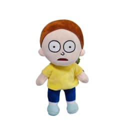 【Spot】 HUGKIS Rick and Morty Plush Toy Movable Skeleton Stuffed Doll Soft Anime Plushie Funny Collectible Gift for Fans Birthday